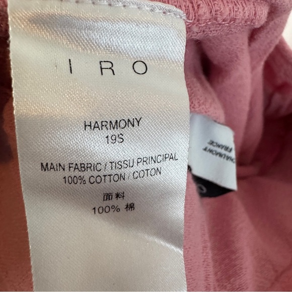 IRO Harmony High Waist Cotton Tapered Pants sz 34 US XS - Picture 8 of 11